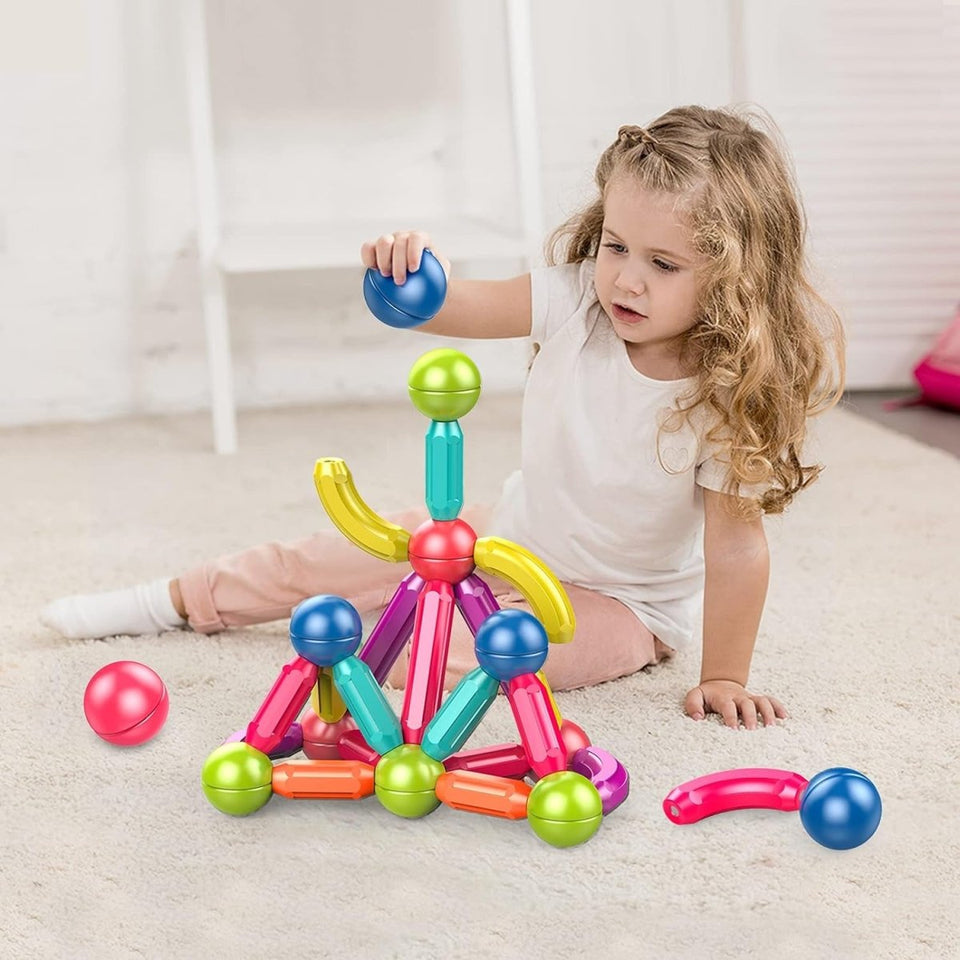 STEM Magnetic Sticks Blocks Set | 36 Pcs