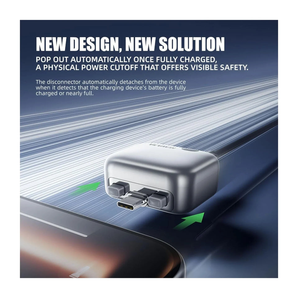 Type-C Smart Auto Charge Remover Adapter | Fast Charging |Battery Guard with Anti-Overcharge Protection