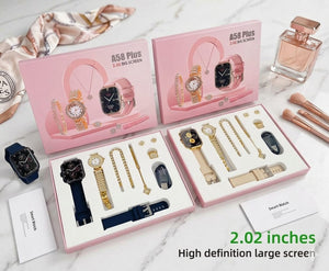 A58 Plus Luxury Smart Watch Gift Set