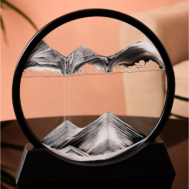 Sandscape Moving Round Glass