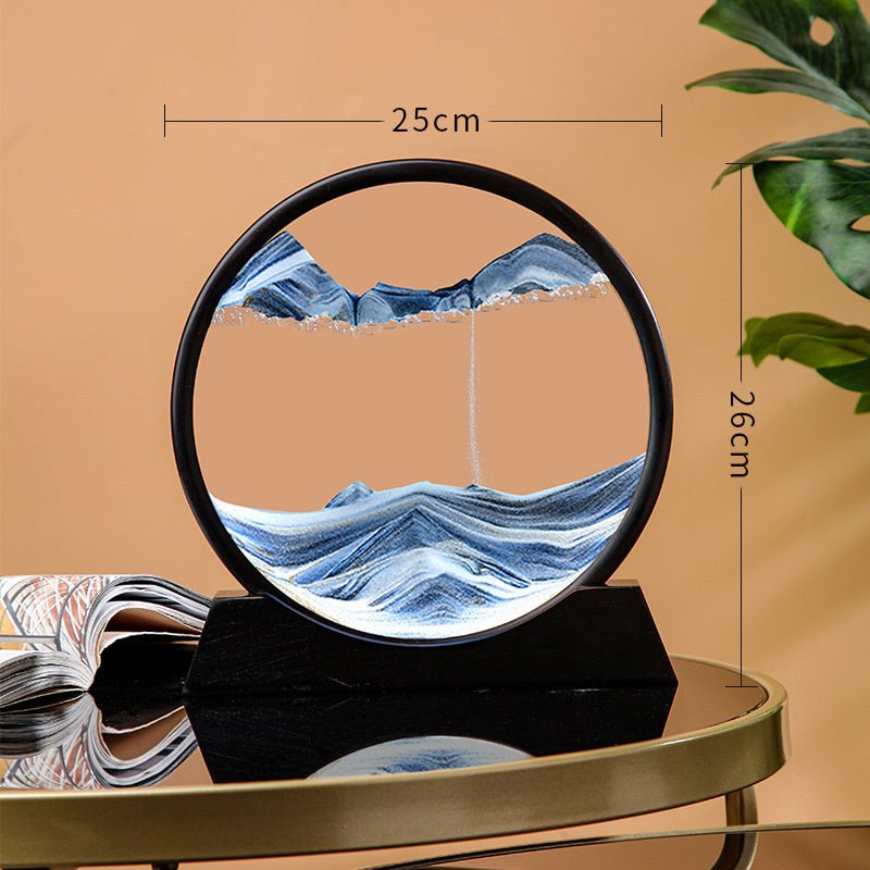 Sandscape Moving Round Glass