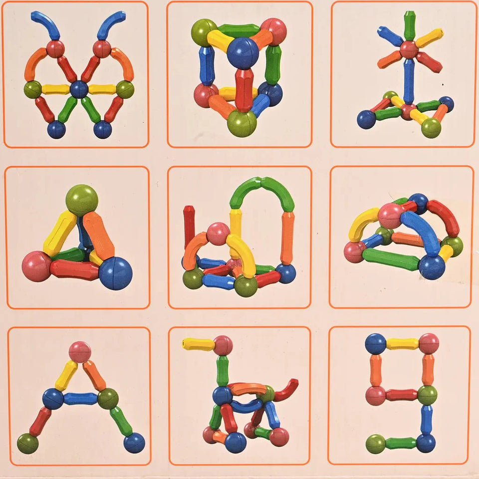 STEM Magnetic Sticks Blocks Set | 42 Pcs